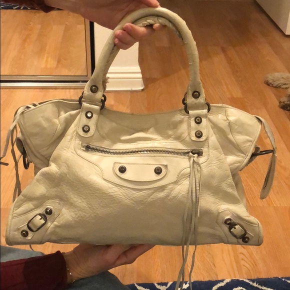 City White balenciaga tote. - Picture 1 of 2
